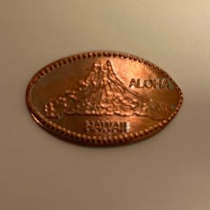 Elongated coin/ Squished Penny -- MAUI, Hawaii - VOLCANO